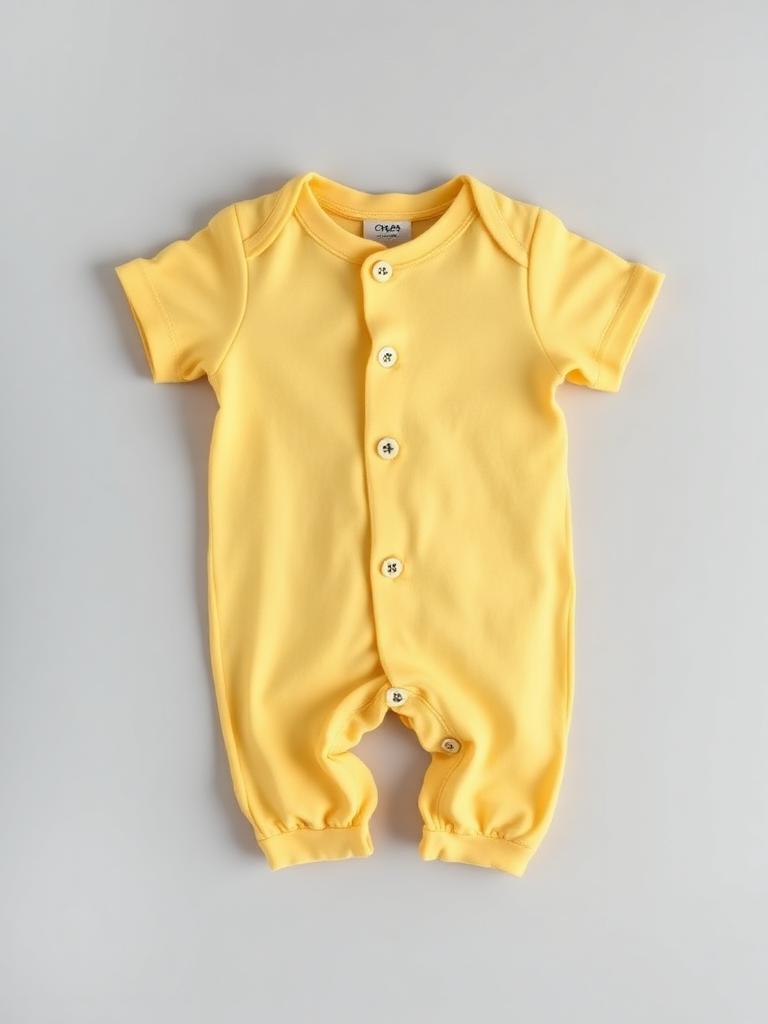 Yellow Yellow Infant Romper