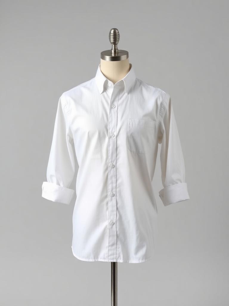White Classic White Casual Shirt